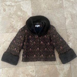 Nine West Victorian Print Coat